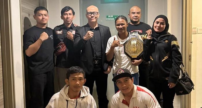 DPRD Kota Bandung, Edwin Senjaya Saksikan Atlet BFC Rebut Gelar Juara Nasional MMA Wanita One Pride
