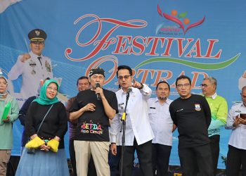 Keseruan Lomba Olahraga ASN di HUT Kota Cimahi ke 24