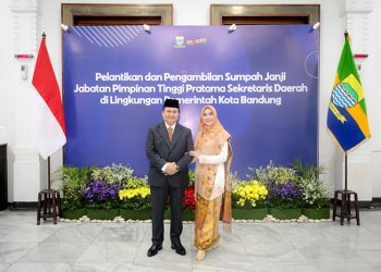 Iskandar Zulkarnain Resmi Dilantik sebagai Sekretaris Daerah Definitif Kota Bandung