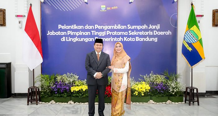 Iskandar Zulkarnain Resmi Dilantik sebagai Sekretaris Daerah Definitif Kota Bandung