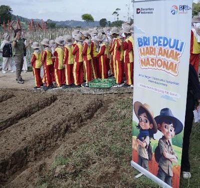 BRI Region 9 Bandung  “Anak Negeri Dalam Aksi Lestarikan Nusantara” Bersama SDN 7 Kota Kulon untuk Rayakan Hari Anak Nasional 2025