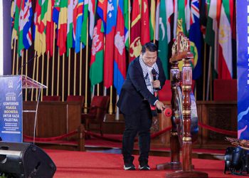 Pemuda Indonesia Satukan Suara untuk Palestina dari Gedung Merdeka