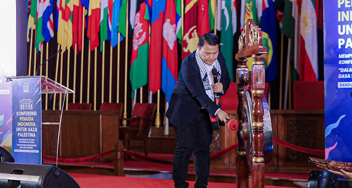 Pemuda Indonesia Satukan Suara untuk Palestina dari Gedung Merdeka