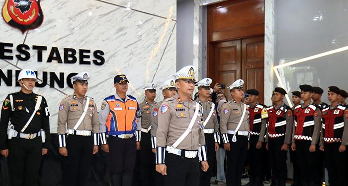 Polrestabes Bandung Gelar Apel Ops Patuh Lodaya 2025