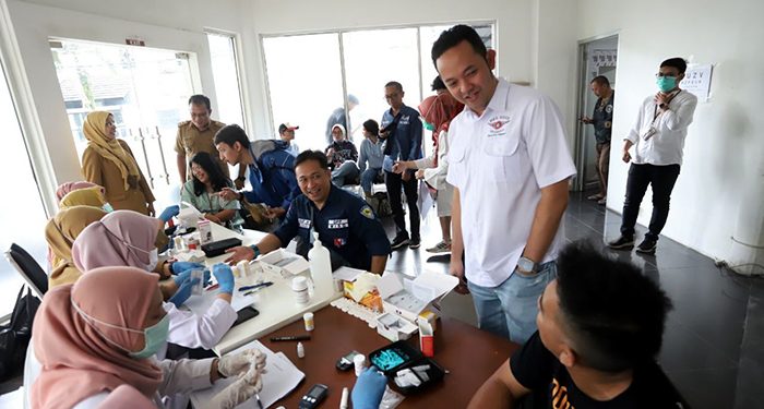 DPRD Komisi IV, dr. Agung Hadiri dan Dukung Langsung Gebyar Pemeriksaan Kesehatan di Kota Bandung