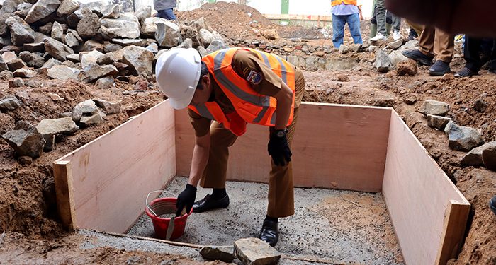 Groundbreaking Pembangunan Puskesmas Cibeureum
