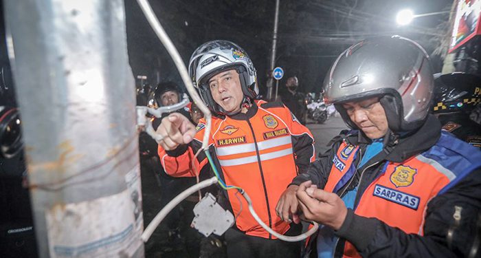Sejumlah PJU di Kota Bandung tak Berfungsi Akibat Ulah Orang tak Bertanggung Jawab
