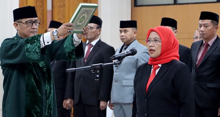 Wali Kota Cimahi Lantik Maria Fitriani sebagai Sekretaris Daerah Definitif