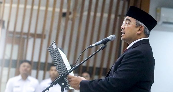 3 Pejabat Tinggi Pratama dan 51 Pejabat Fungsional, Resmi di Lantik oleh Wali Kota Bandung