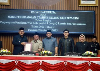DPRD Kota Bandung Terima 4 Usulan Raperda dari Propemperda Tahun 2025 Tahap II