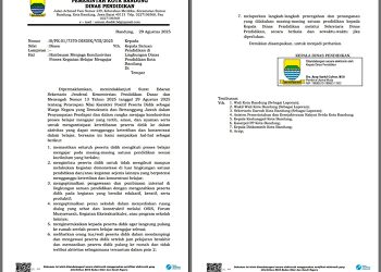 Disdik Kota Bandung Imbau Siswa tak Ikut Demonstrasi dan Tetap Fokus pada Belajar