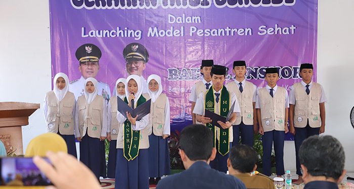 Kota Cimahi Genjot Poskestren Baitul Anshor, Garda Depan Pesantren Sehat