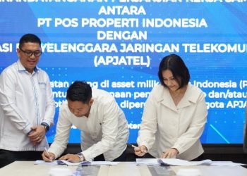 Dorong Pemerataan Konektivitas Nasional, Pos Properti Teken Kerja Sama Strategis dengan APJATEL