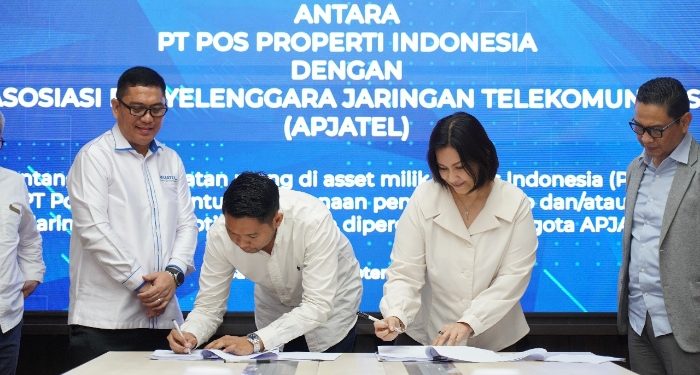 Dorong Pemerataan Konektivitas Nasional, Pos Properti Teken Kerja Sama Strategis dengan APJATEL
