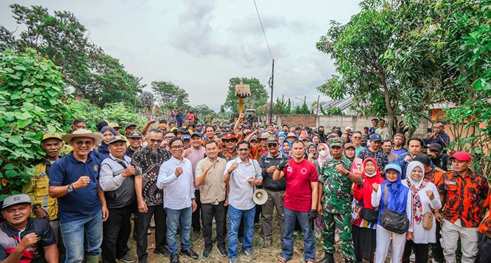 Asep Sudrajat, Tinjau Jalan Inspeksi Sungai Cidurian Bersama Warga