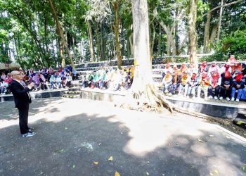 Edwin Senjaya buka Peningkatan Kapasitas Kader PKK Kelurahan Mekarjaya, di Amphitheater Tahura