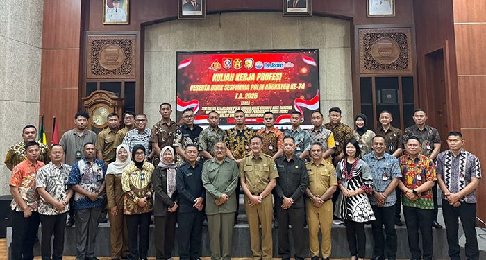 Peserta Sespimma Polri Belajar Strategi Lawan Hoaks dan Kejahatan Siber ke Pemkot Bandung