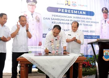 425 SR Layanan Air Bersih Resmi Terpasang di Wilayah Kelurahan Cigugur Tengah Kota Cimahi