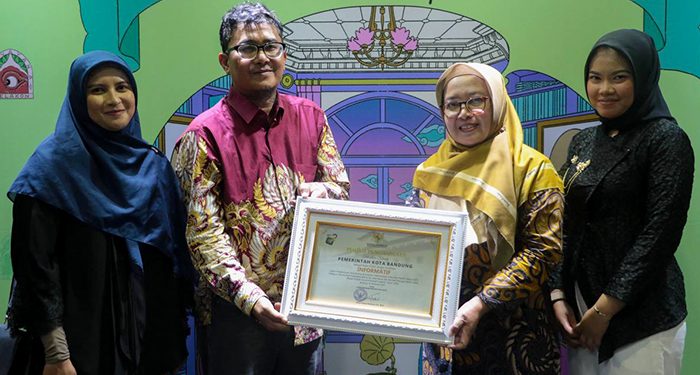 Kesebelas Kali Berturut-turut, PPID Kota Bandung Raih Predikat Badan Publik Informatif
