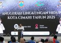 Ngatiyana Tekankan Peran Warga Atasi Sampah di Anugerah Lingkungan Hidup Cimahi 2025