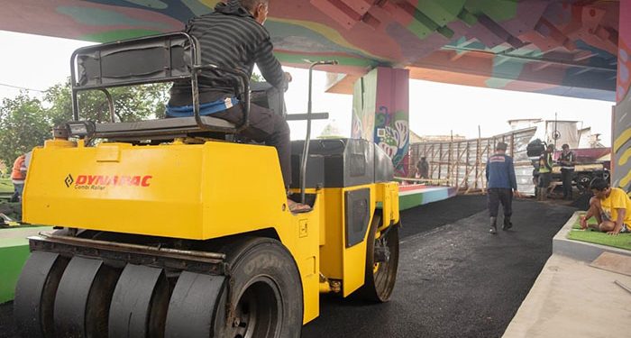 Rampung Pertengahan Desember, Kolong Jembatan Pasupati Disulap Jadi Ruang Olahraga