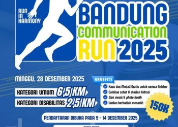 Fikom Unpad Hadirkan Bandung Communication Run 2025, ini Jadwal dan Cara Daftarnya
