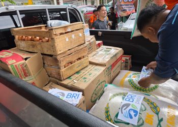 Ratusan Pengungsi Bencana Tanah Bergerak Sukabumi Terima Bantuan Sembako dari BRI