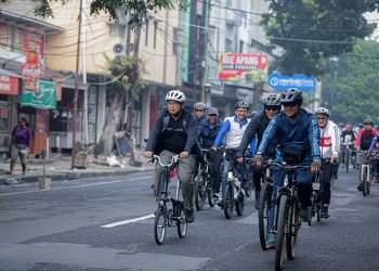 Forkopimda Gowes ke Kantor, Gaungkan Budaya Kerja Sehat dan Efisiensi