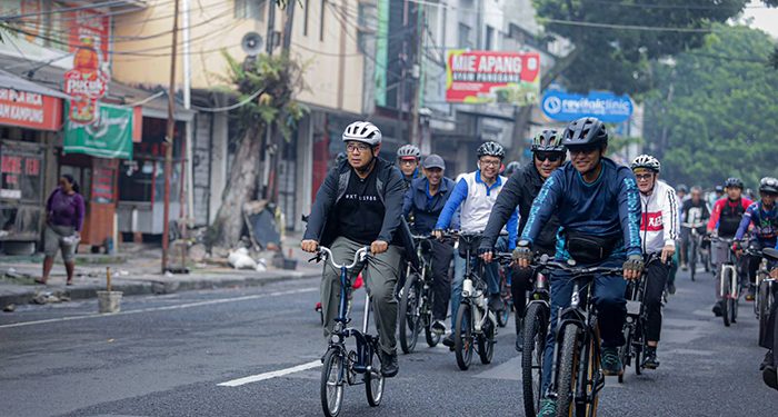 Forkopimda Gowes ke Kantor, Gaungkan Budaya Kerja Sehat dan Efisiensi