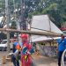 Lalu Lintas Berangsur Normal, Gercep! Tiang PJU Roboh di Taman Pramuka Tertangani