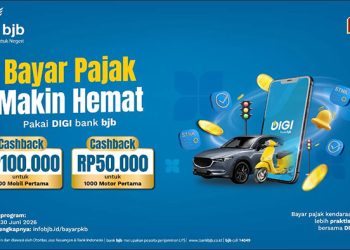 Promo Spesial DIGI bank bjb, Bayar Pajak Kendaraan Bisa Dapat Cashback