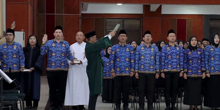 127 CPNS Resmi Jadi PNS, Wali Kota Cimahi: ini Awal Pengabdian untuk Masyarakat