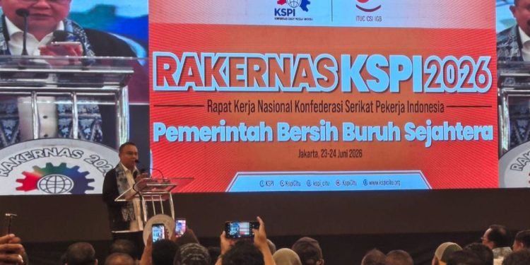 Rakernas KSPI 2026 Bahas Kesejahteraan Buruh, Dasco Tekankan Pentingnya Stabilitas