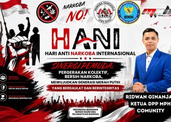 Ridwan Ginanjar Gaungkan Semangat HANI 2026, Pemuda Diminta Berani Tolak Narkoba