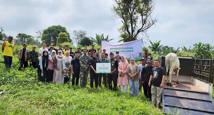 Program Berbagi Daging Sampai Pelosok, BAZNAS Jabar Bantu Puluhan Keluarga di Ciater