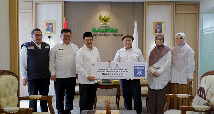 Solidaritas Warga Jabar untuk Palestina, BAZNAS Serahkan Bantuan Kurban dan Sedekah Daging