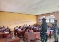 Satgas Yonif 123/Rajawali Pos Asgon Laksanakan GADIK di SD YPPK Hati Kudus Eci