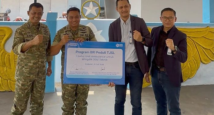 BRI Peduli Serahkan Ambulans kepada Wingdik 300/Teknik Subang, Perkuat Layanan Kesehatan Masyarakat