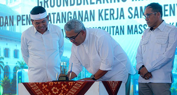 Groundbreaking BRT Bandung Raya Dimulai, Farhan Targetkan Tarif Rp7.000 dan Angkot Jadi Feeder Listrik