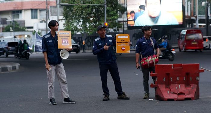 Kolaborasi Komunitas dan Pemkot Bandung Kampanyekan Tertib Berlalu Lintas di Dago