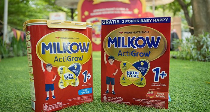WINGS Nutrition Luncurkan MILKOW ActiGrow, Susu Pertumbuhan dengan NutriTotal Formula untuk Anak Usia 1-3 Tahun