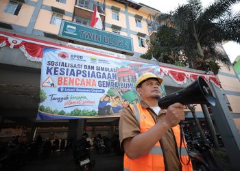 BPBD Kota Bandung Gelar Simulasi Bencana di Rusunawa Cingised, Warga Dilibatkan dalam Film “Ada Apa di Cingised”