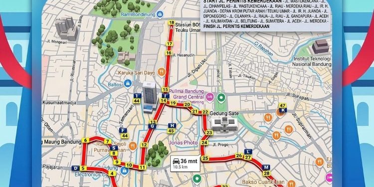 Pocari Sweat Run Bandung 2026: Siapkan Rute Perjalananmu, Warga Bandung