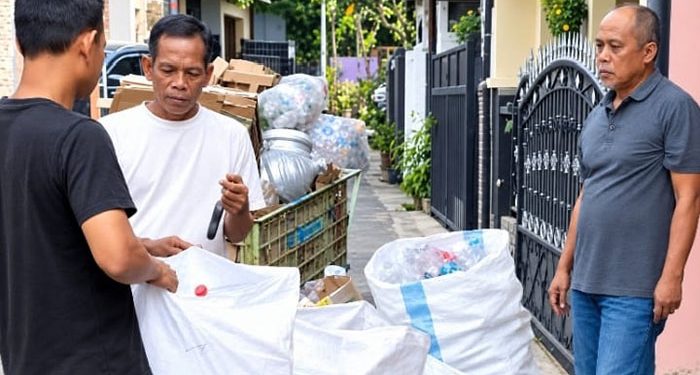Dari Botol Plastik hingga Besi Tua, Wahyu Ajak Warga Cimahi Raup Manfaat dari Sampah