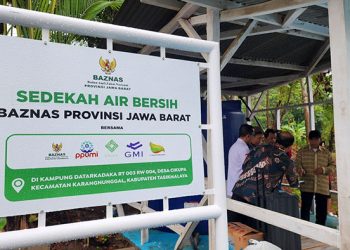 Hadirkan Akses Air Bersih bagi Masyarakat, BAZNAS Jabar Resmikan Program Pipanisasi Sanitasi Air Bersih di Tasikmalaya