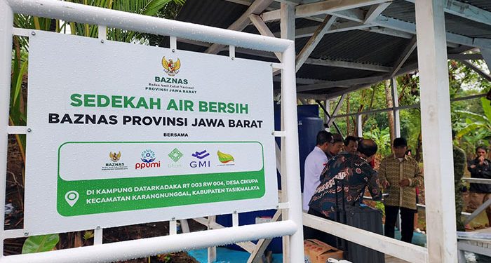 Hadirkan Akses Air Bersih bagi Masyarakat, BAZNAS Jabar Resmikan Program Pipanisasi Sanitasi Air Bersih di Tasikmalaya
