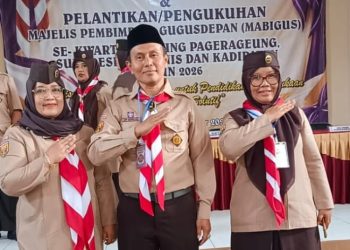 Kwarcab Pramuka Kabupaten Tasikmalaya Gelar KOS dan Pengukuhan Mabigus di Empat Kecamatan