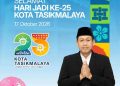 Perumda Tirta Sukapura Ucapkan Selamat Hari Jadi ke-25 Kota Tasikmalaya, Usung Semangat Langkah Santun Jiwa Tangguh